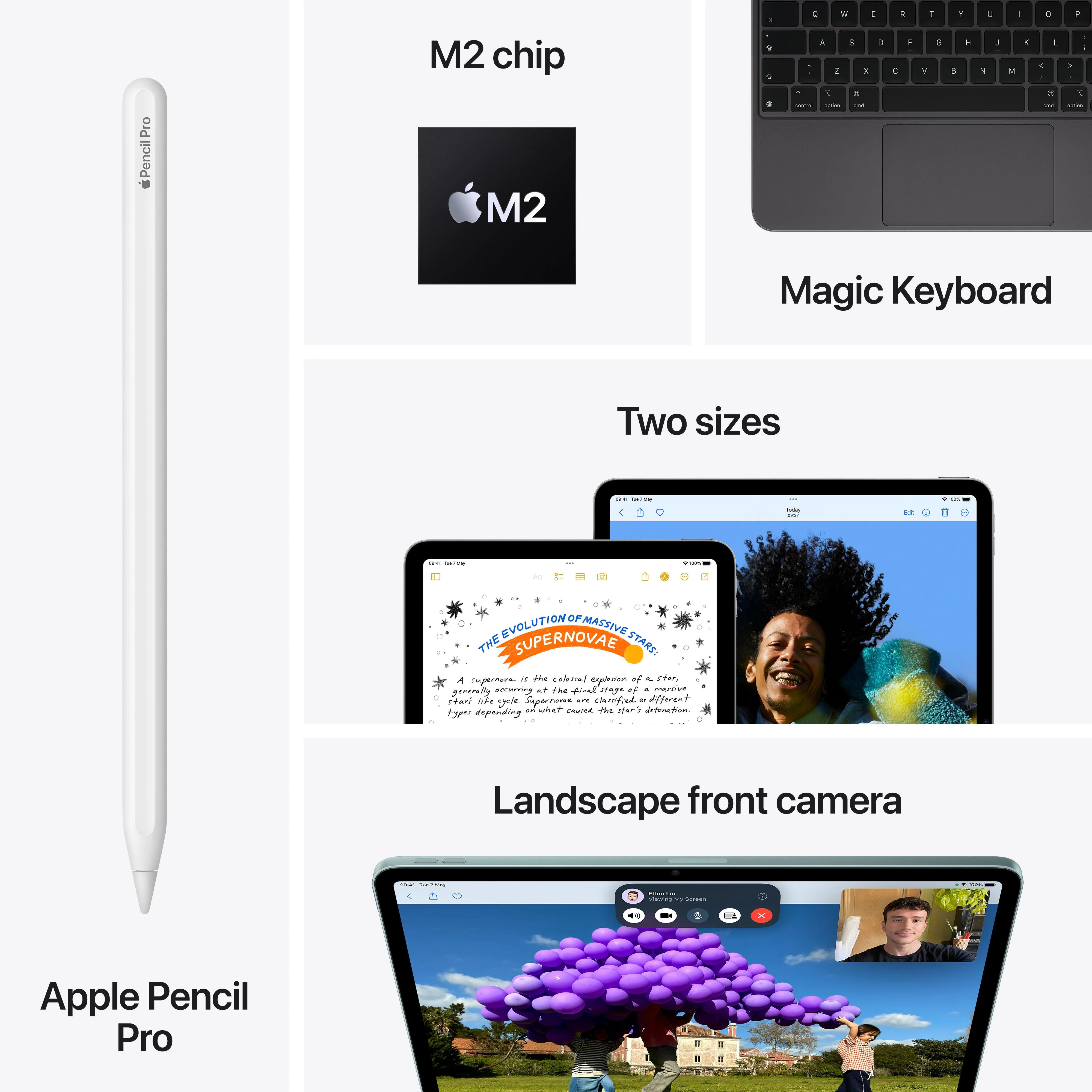 11-inch iPad Air Wi-Fi 512GB - Blue (M2) - Image 9