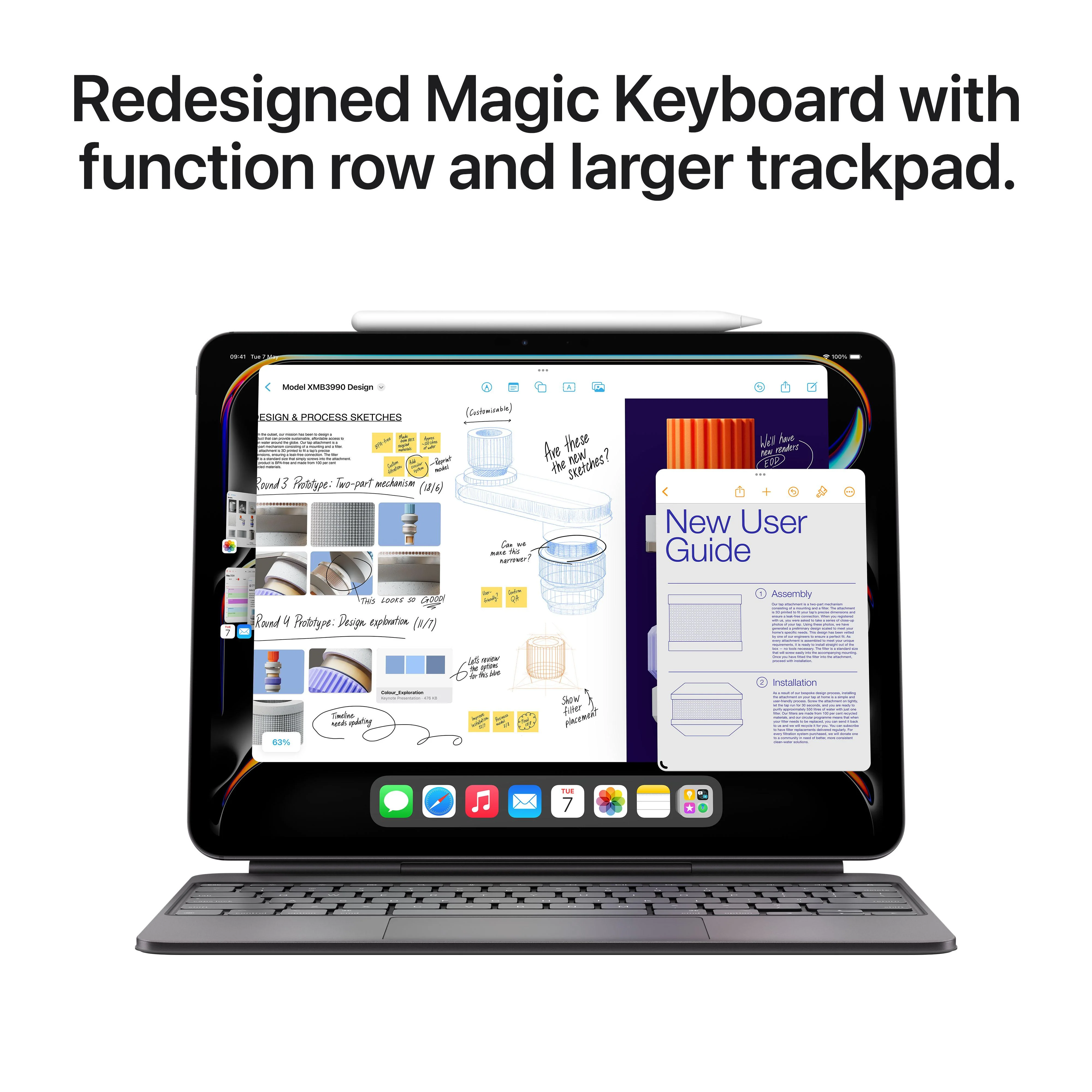 11-inch iPad Pro Wi-Fi + Cellular 512GB Standard Glass - Silver (M4) - Image 8