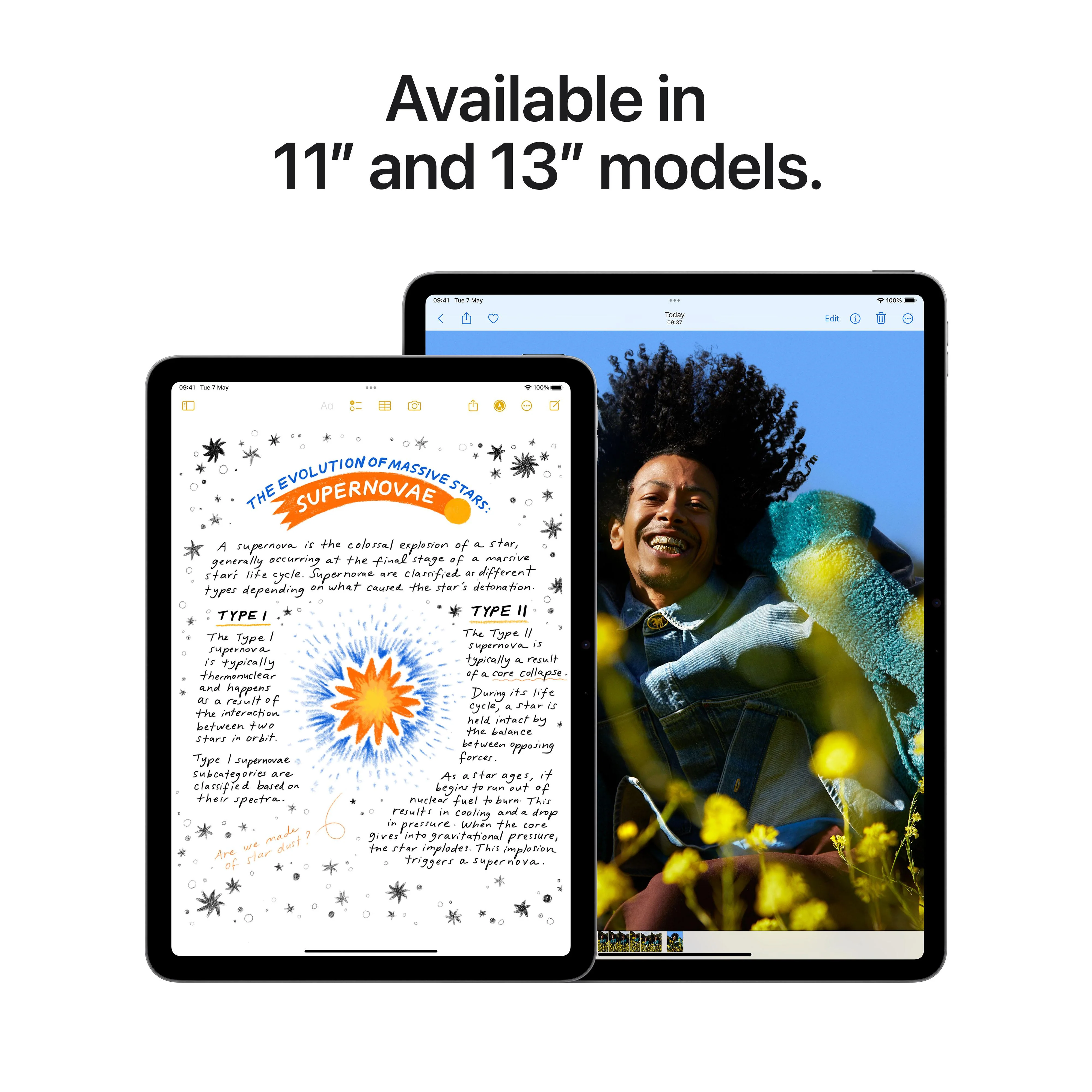 13-inch iPad Air Wi-Fi 128GB - Blue (M2) - Image 5
