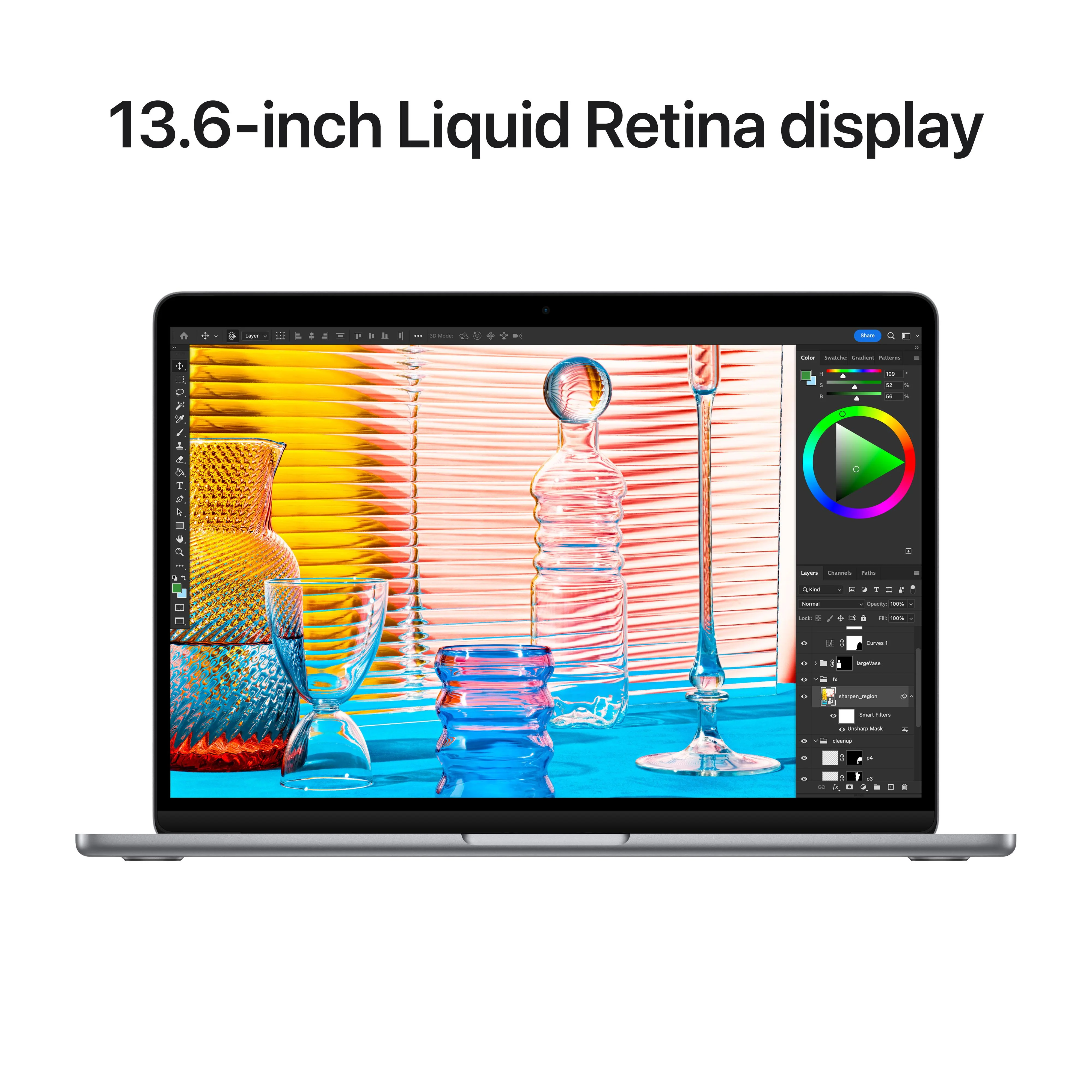 13-inch MacBook Air: Apple M2 chip with 8‑core CPU and 8‑core GPU, 256GB SSD - Space Gray - Image 5