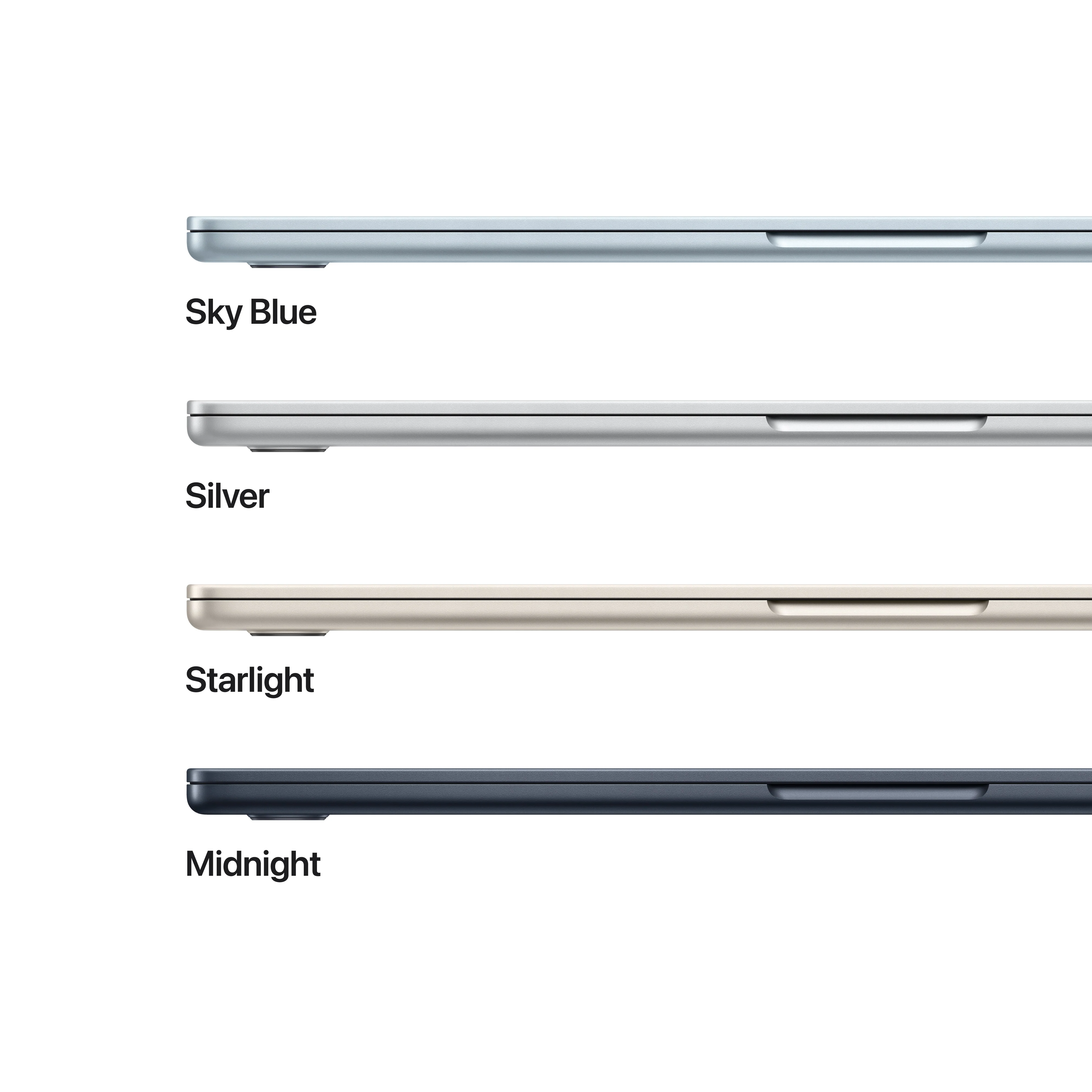 15-inch MacBook Air: Apple M4 chip with 10-core CPU and 10-core GPU, 256GB SSD - Sky Blue - Image 3