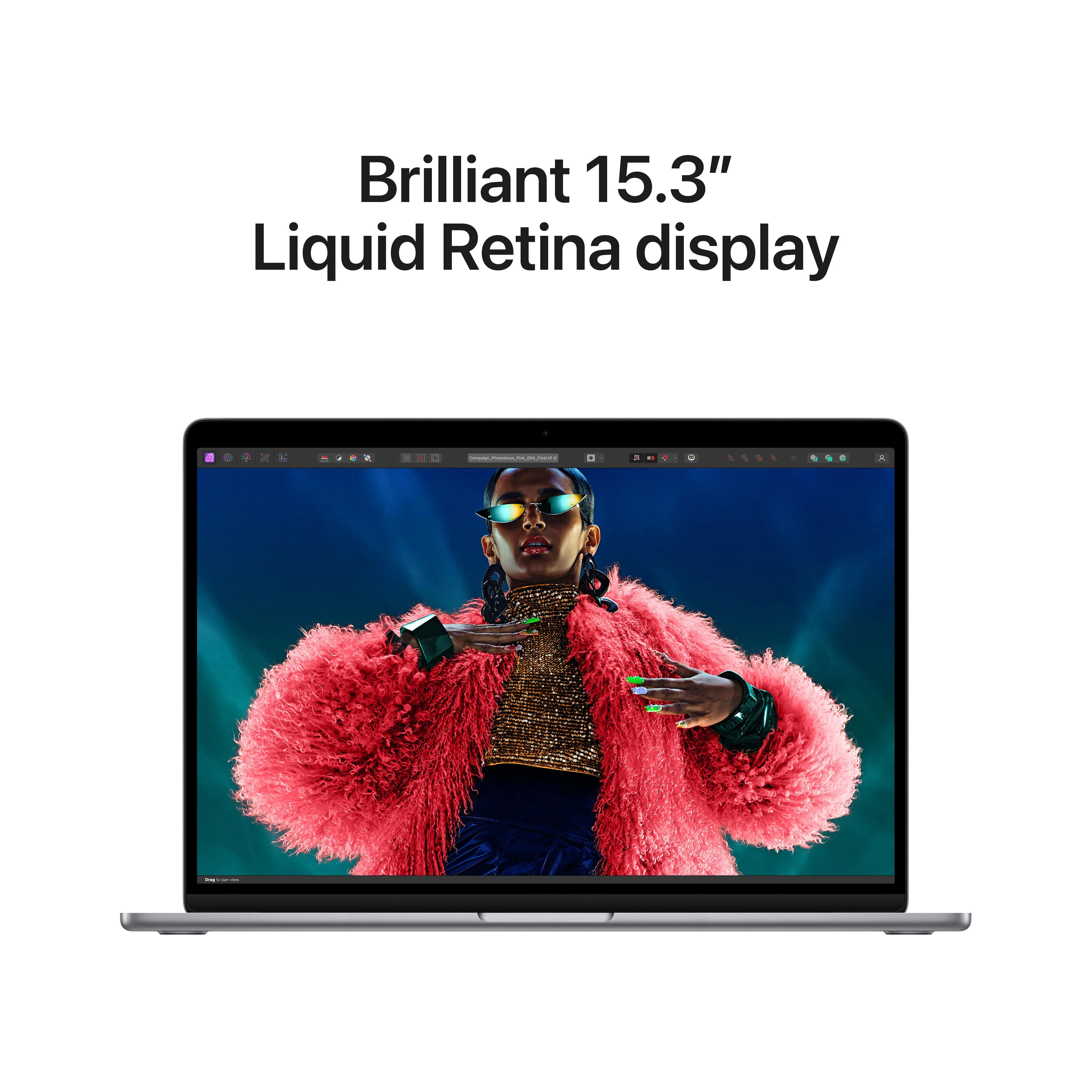 15-inch MacBook Air: Apple M3 chip with 8‑core CPU and 10‑core GPU, 512GB SSD - Space Grey - Image 5