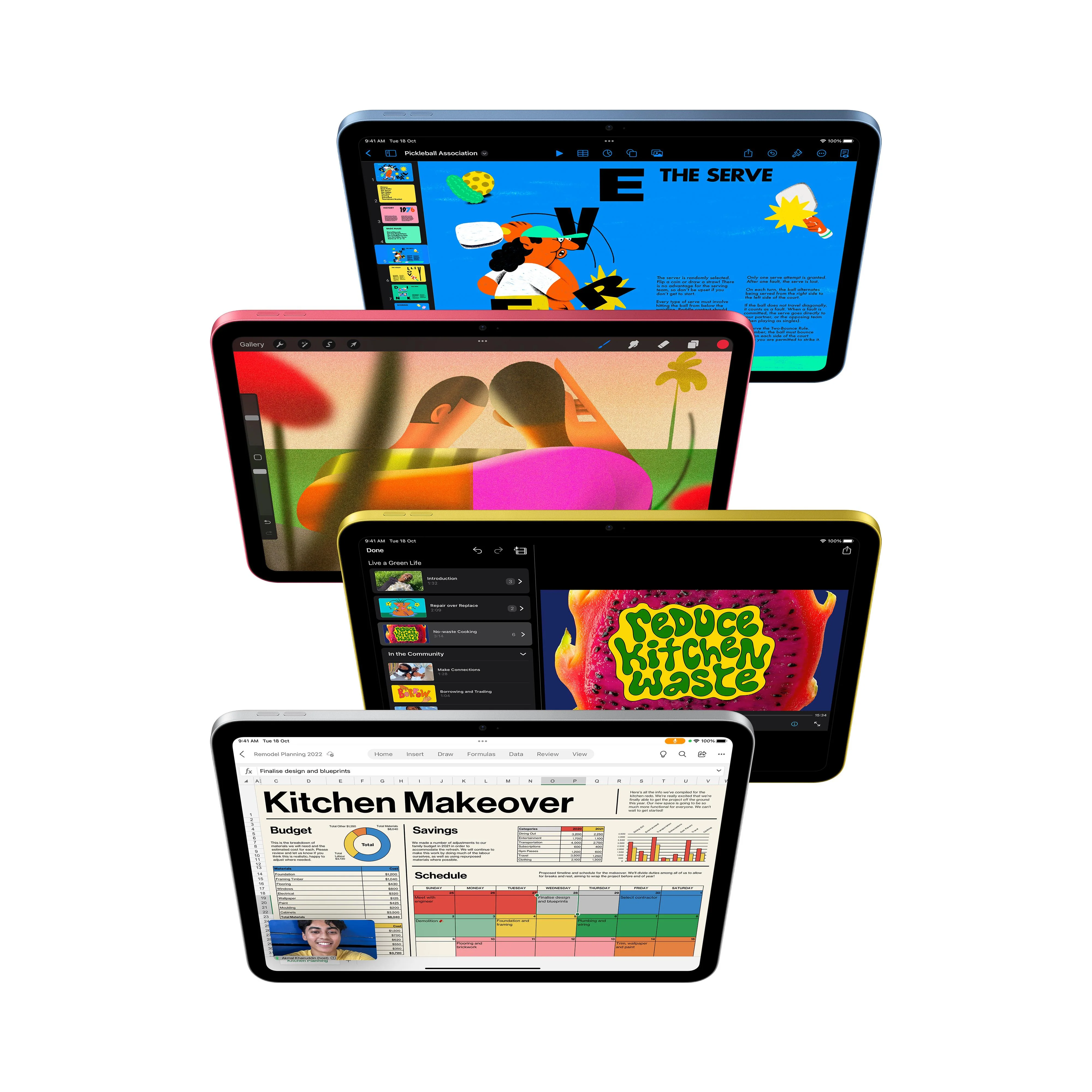 10.9-inch iPad Wi-Fi 64GB - Pink (10th generation) - Image 4