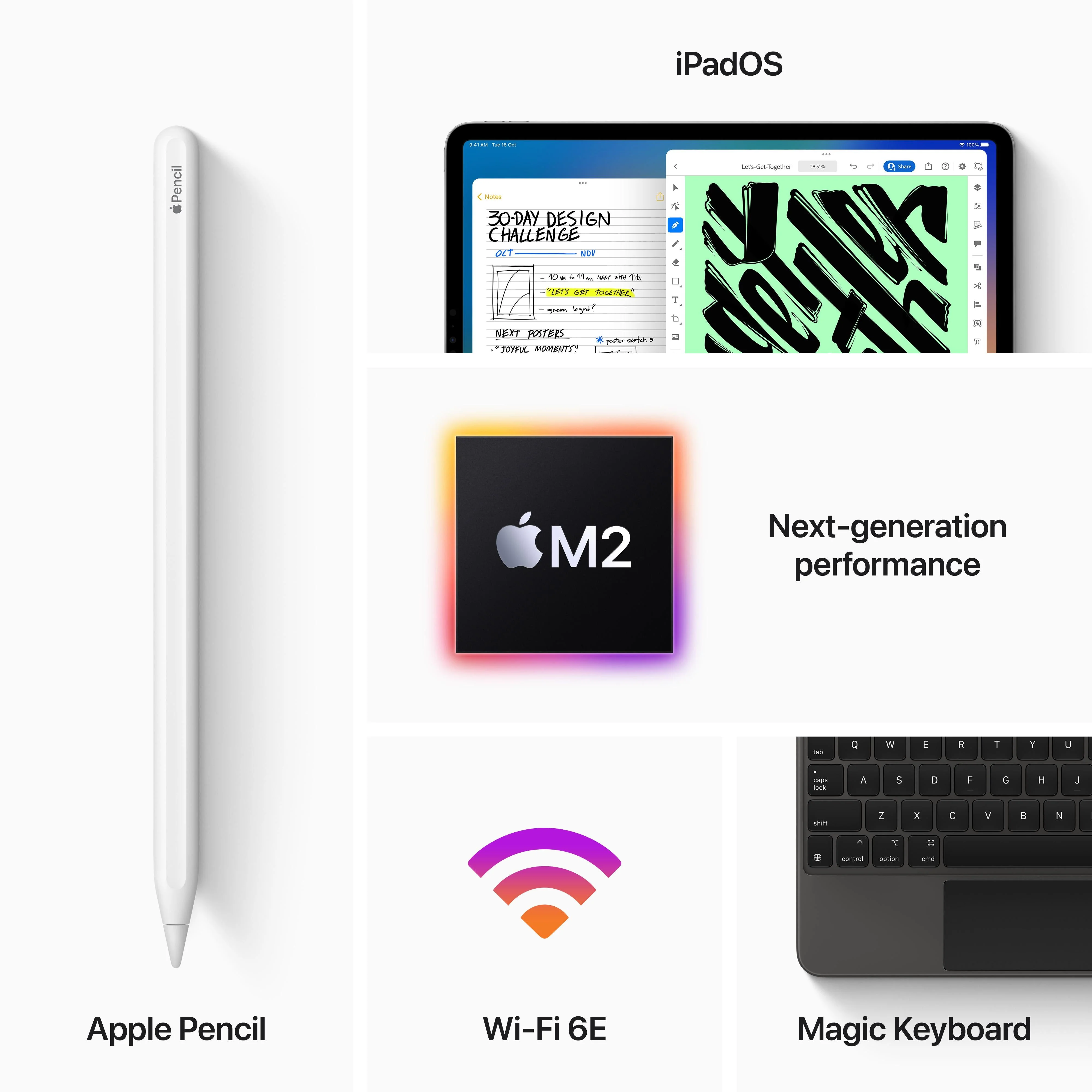 2022 11-inch iPad Pro Wi-Fi 256GB - Space Grey (4th generation) - Image 7