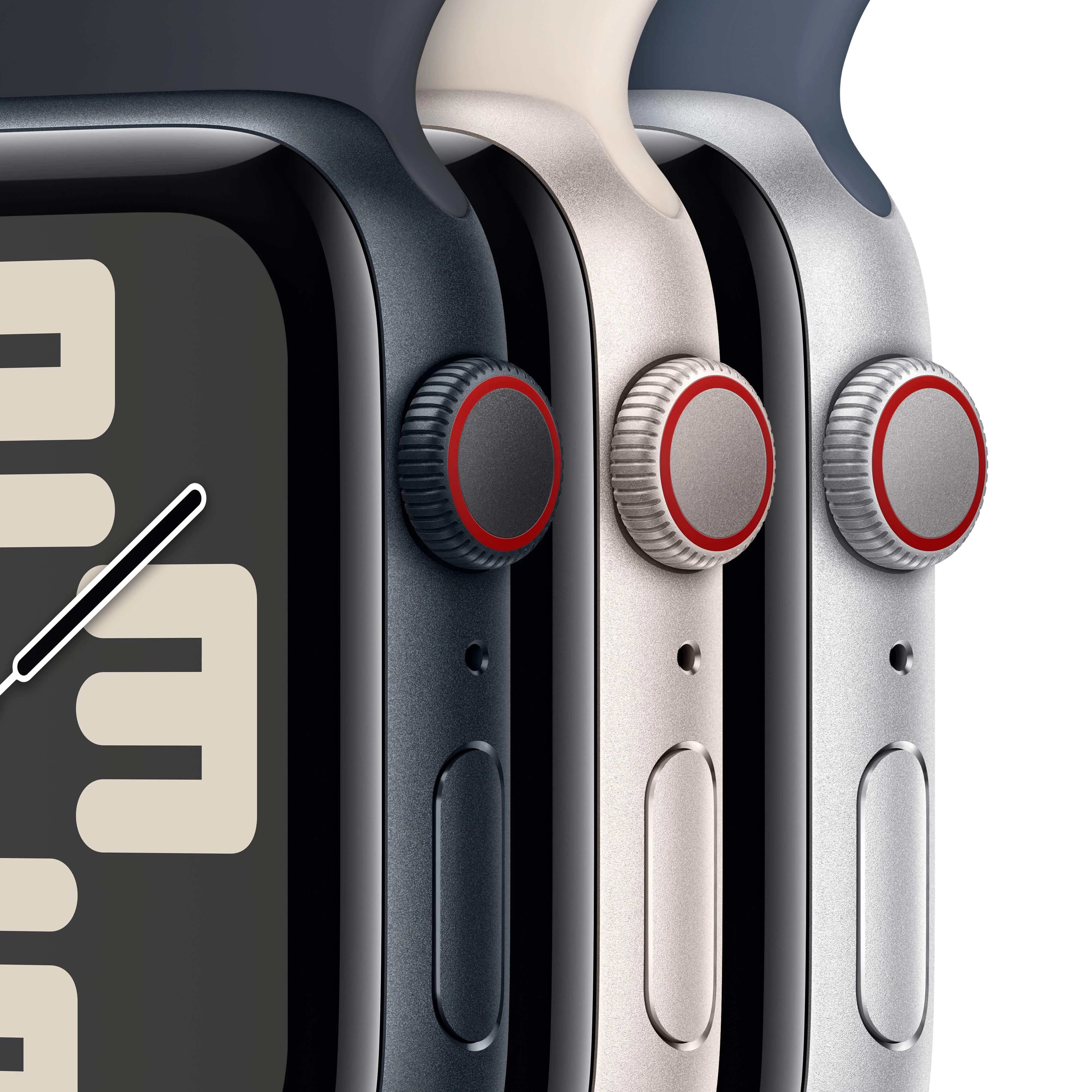Apple Watch SE GPS + Cellular 40mm Midnight Aluminium Case with Midnight Sport Band - M/L - Image 3