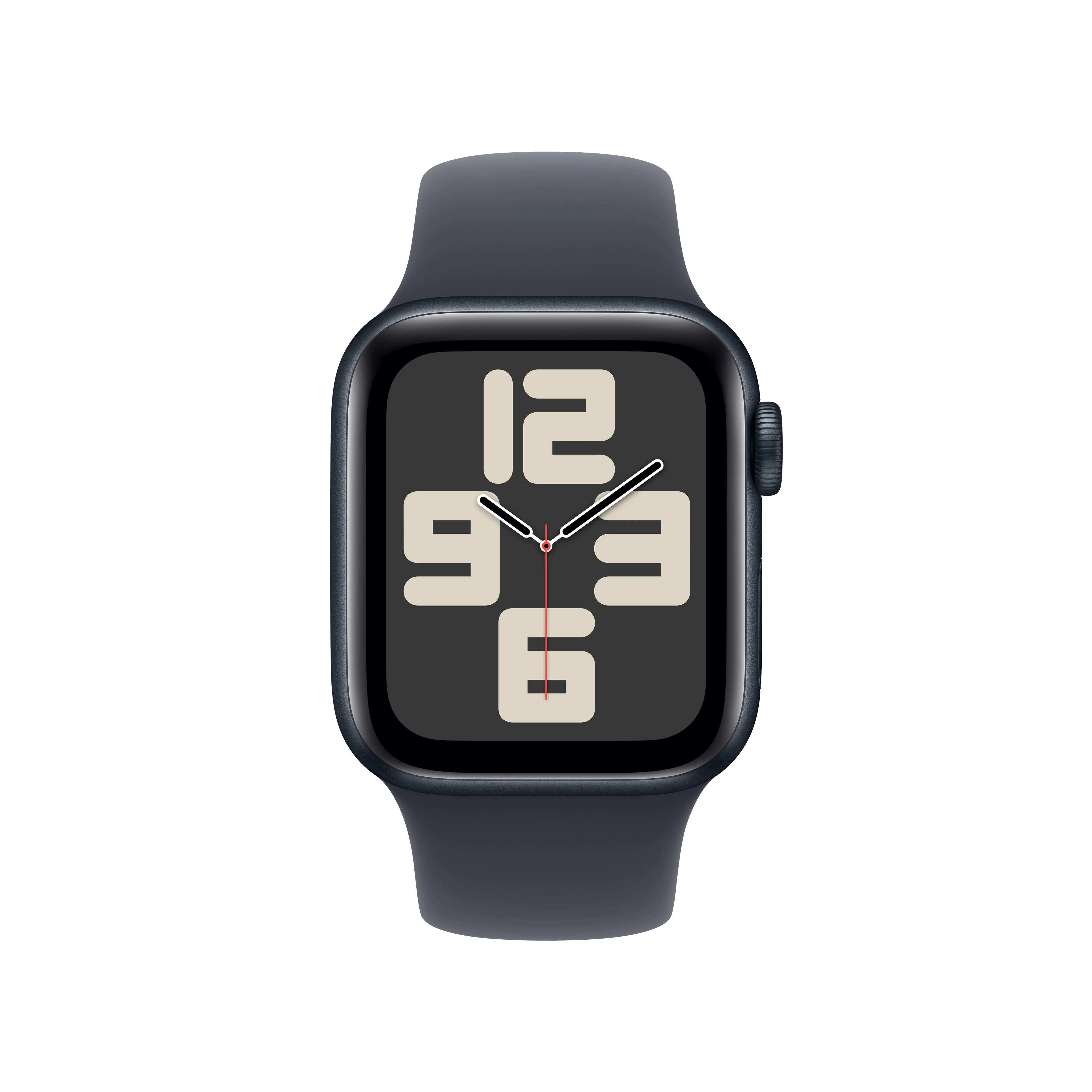 Apple Watch SE GPS + Cellular 40mm Midnight Aluminium Case with Midnight Sport Band - M/L - Image 2