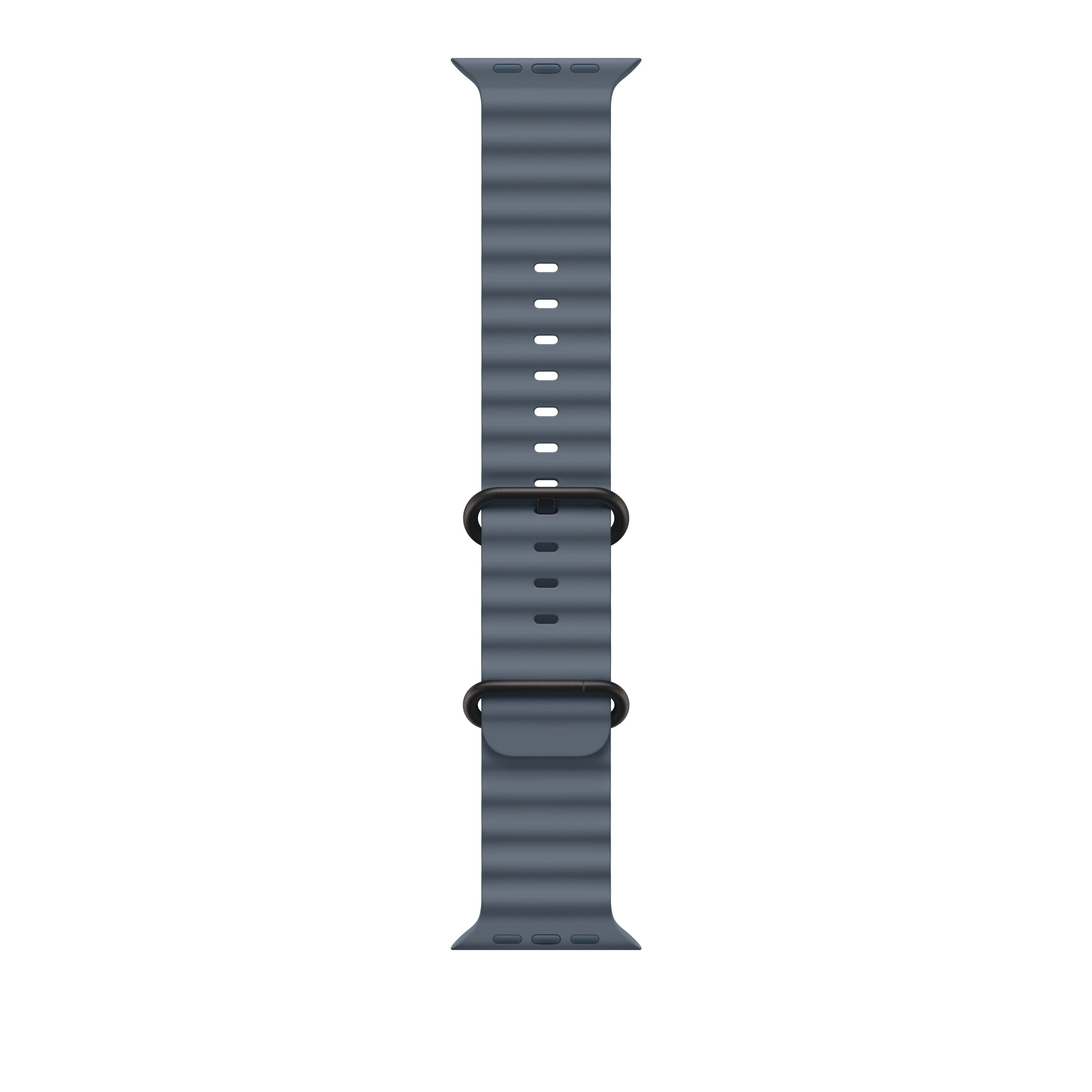 49mm Anchor Blue Ocean Band - Black Titanium Finish