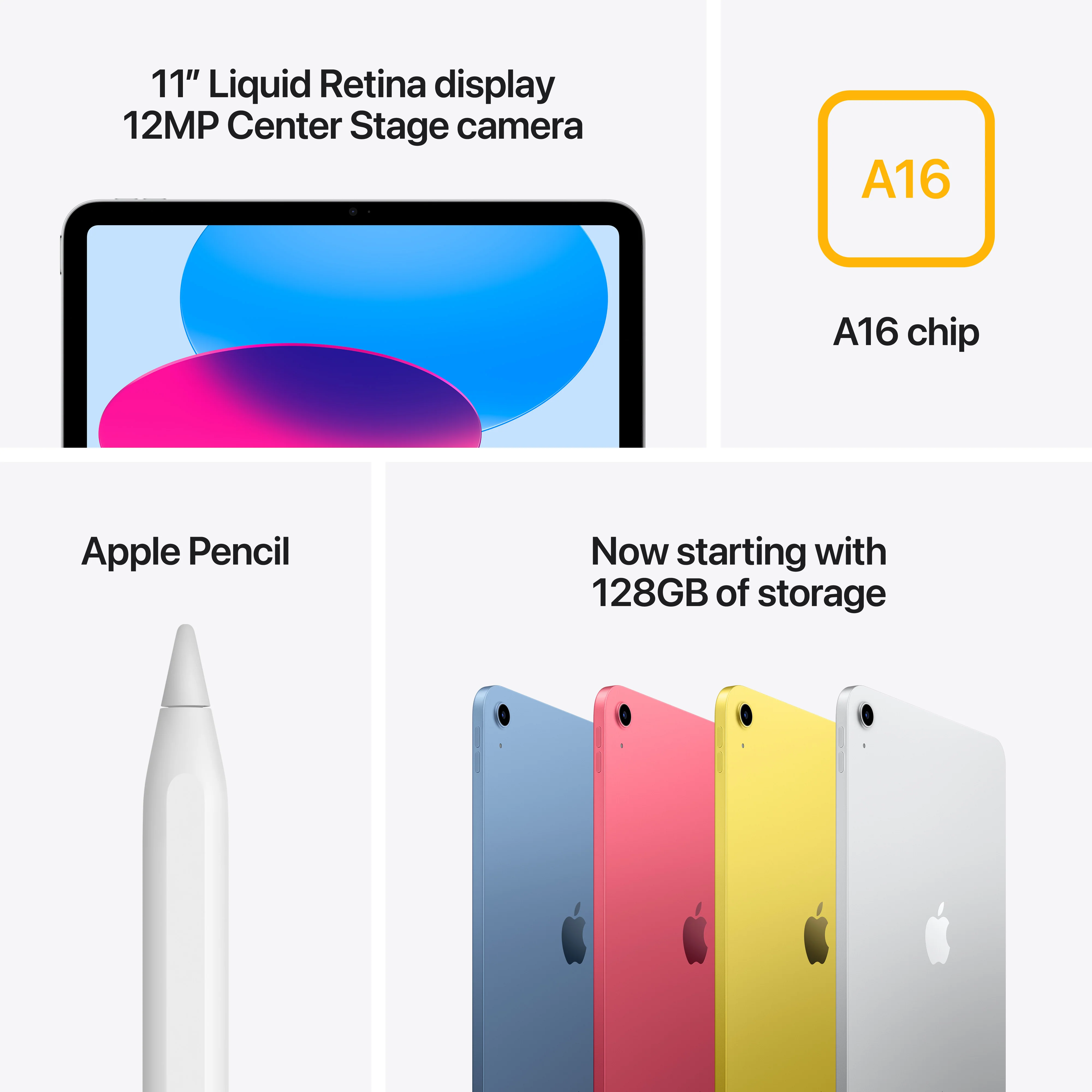 iPad Wi-Fi 256GB - Silver (A16) - Image 7