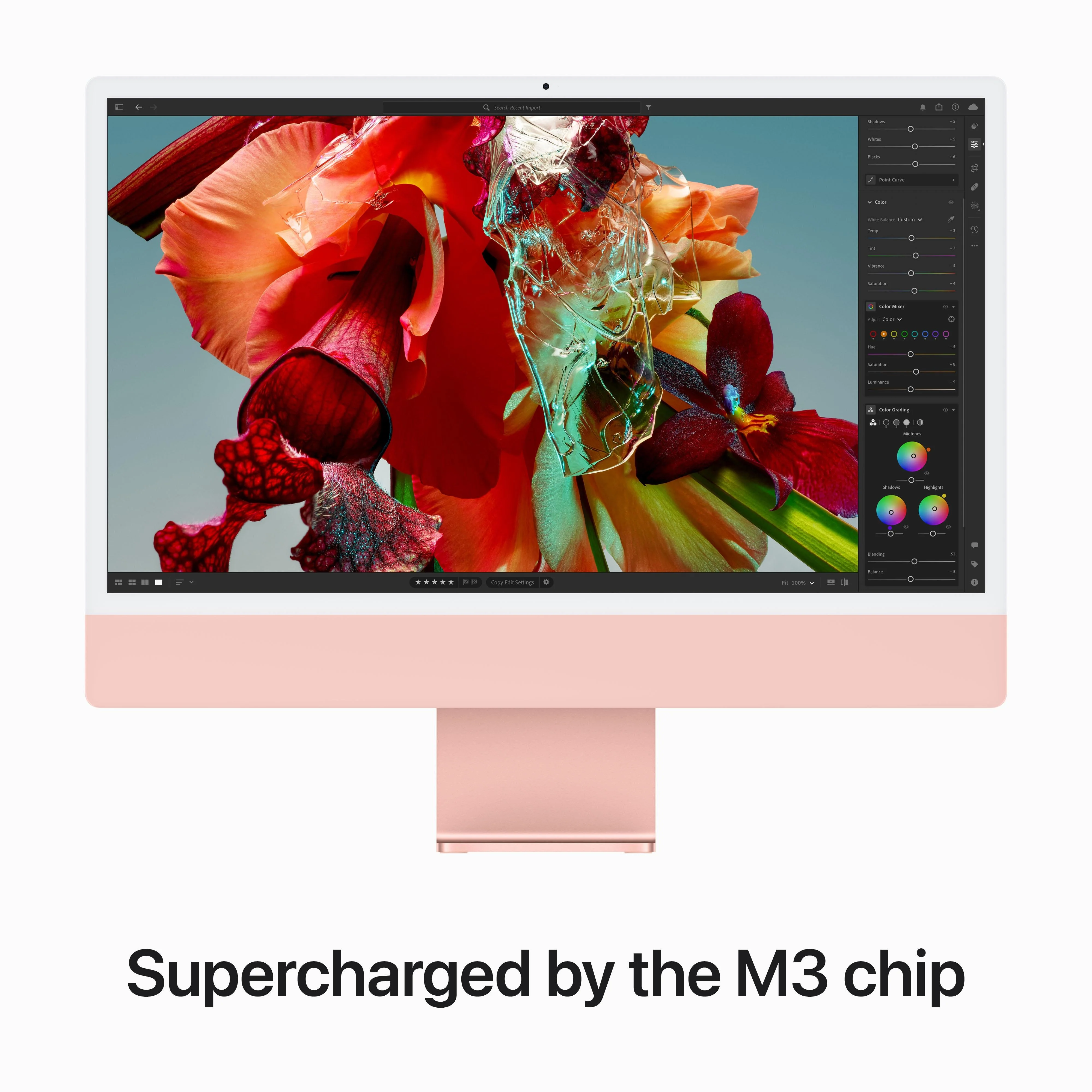 24-inch iMac with Retina 4.5K display: Apple M3 chip with 8‑core CPU and 10‑core GPU, 512GB SSD - Pink - Image 4