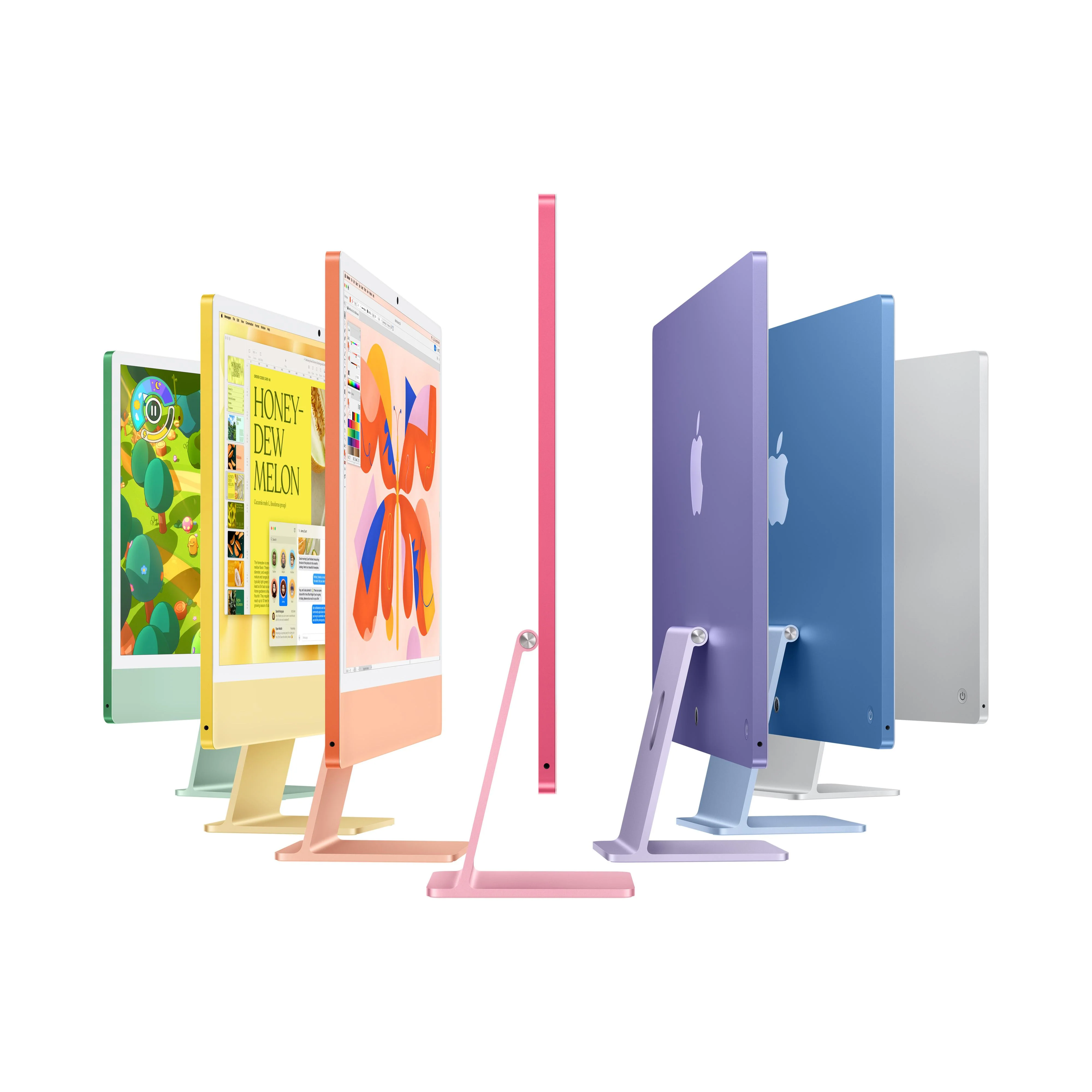 24-inch iMac with Retina 4.5K display: Apple M4 chip with 10-core CPU and 10-core GPU, 256GB SSD - Green - Image 4