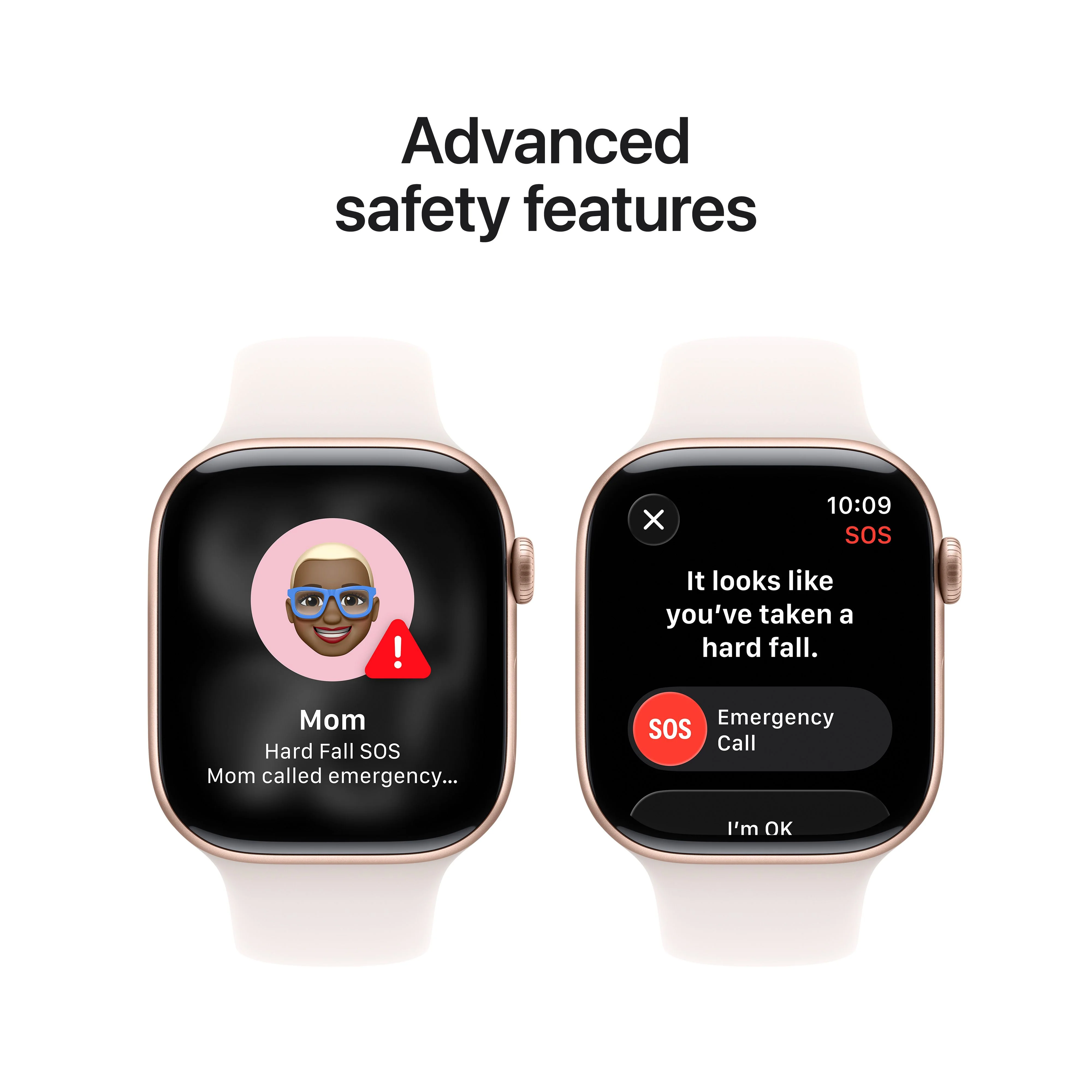 Apple Watch Series 11 GPS 46mm Rose Gold Aluminium Case with Light Blush Sport Band - S/M - Image 6