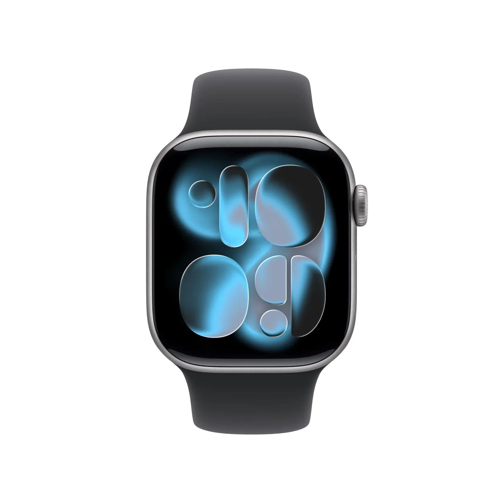 Apple Watch Series 11 GPS + Cellular 42mm Slate Titanium Case with Black Sport Band - M/L - Image 2