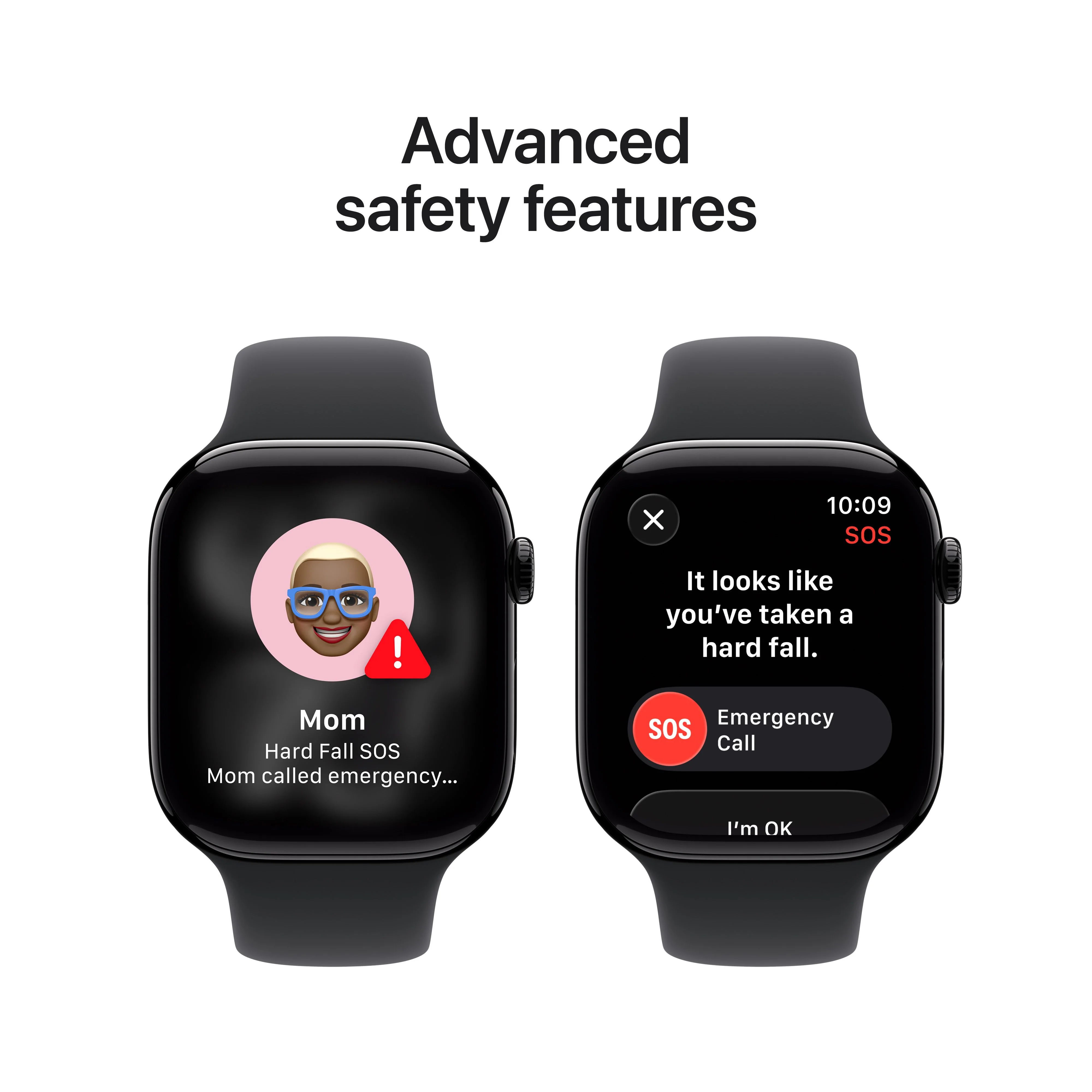 Apple Watch Series 11 GPS + Cellular 46mm Jet Black Aluminium Case with Black Sport Band - S/M - Image 6