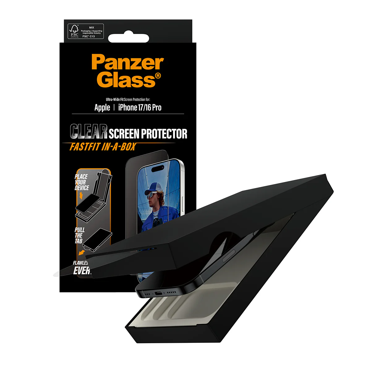 PanzerGlass UWF Glass for iPhone 17 (Clear) - Image 5