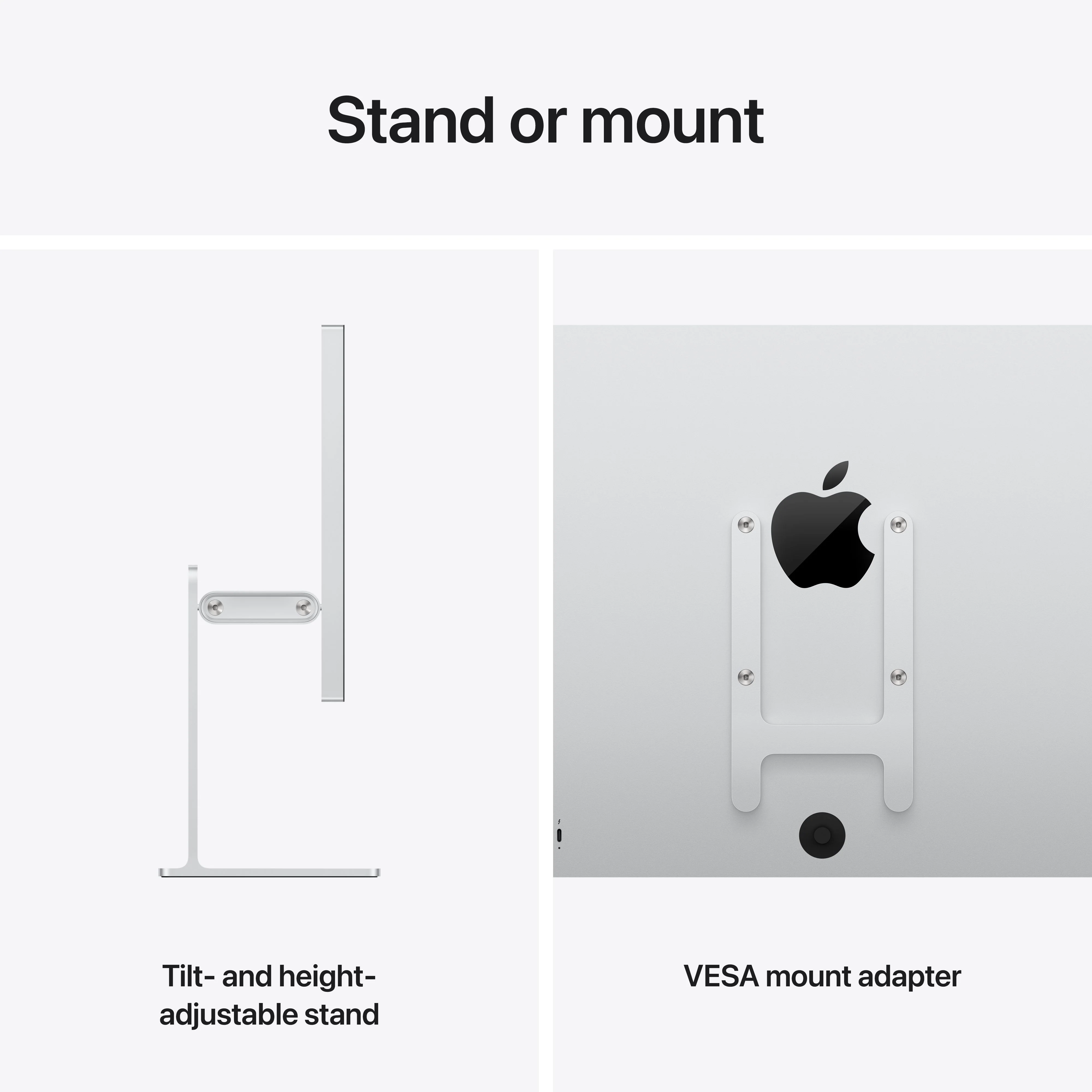 Studio Display XDR - Nano-texture glass - Tilt- and height-adjustable stand - Image 7