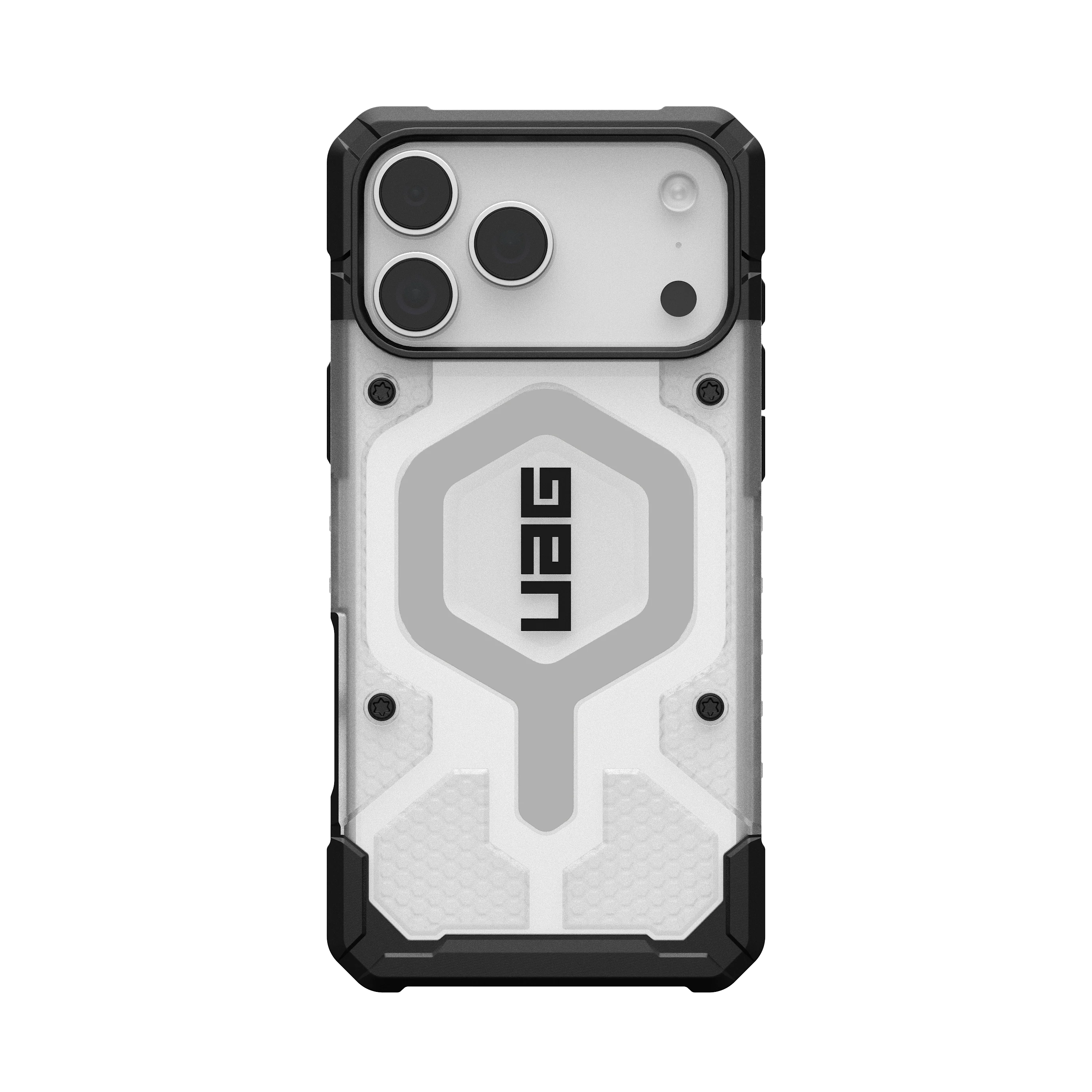 UAG iPhone 17 Pro Max Pathfinder Clear MagSafe - Ice/Silver
